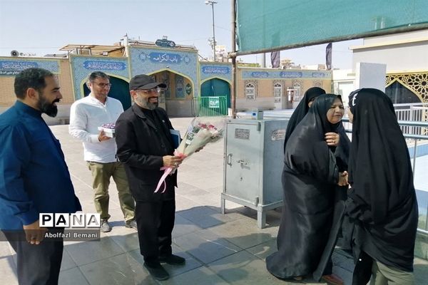 آیین استقبال از دانش‌آموز قمی شرکت کننده در المپیاد اندونزی