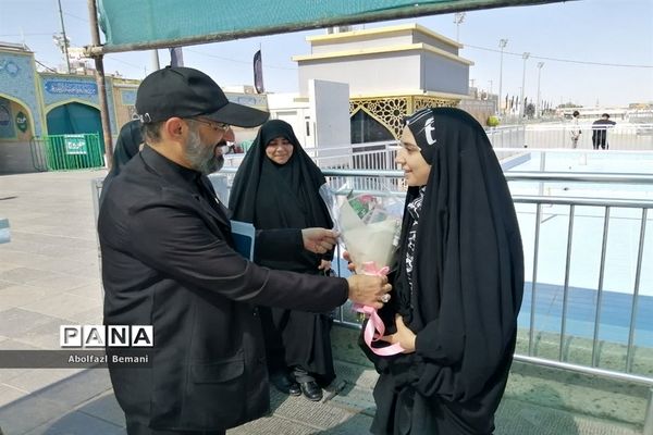 آیین استقبال از دانش‌آموز قمی شرکت کننده در المپیاد اندونزی