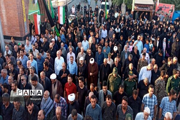 مراسم تشییع شهید گمنام درجوادآباد