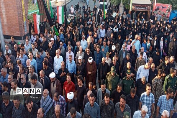 مراسم تشییع شهید گمنام درجوادآباد