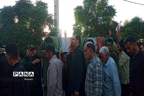 مراسم تشییع شهید گمنام درجوادآباد