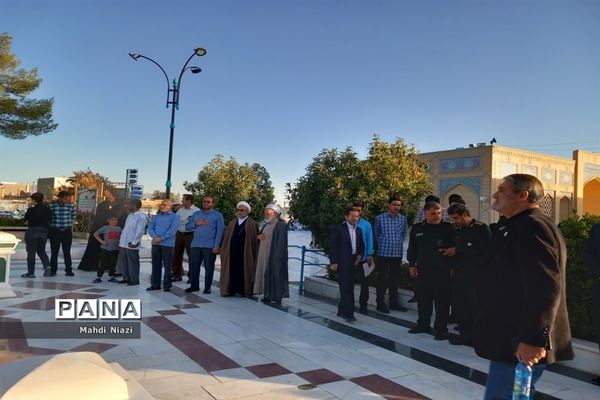 مراسم گرامیداشت شهدای تخریب در کاشمر