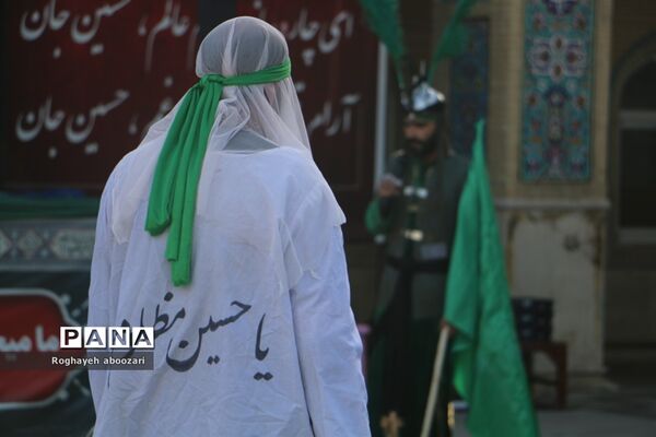 اجرای مراسم تعزیه‌خوانی در آستان مقدس امامزاده بی‌بی‌سکینه صفادشت