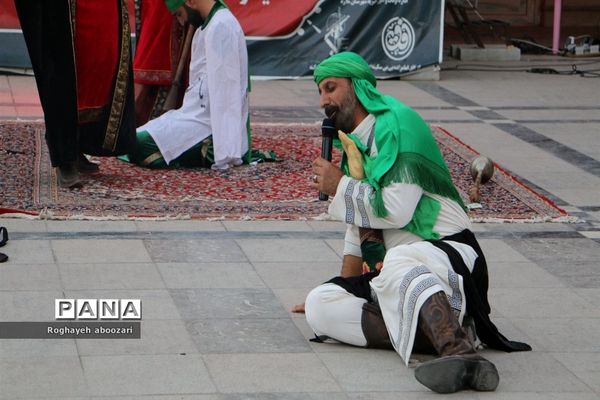 اجرای مراسم تعزیه‌خوانی در آستان مقدس امامزاده بی‌بی‌سکینه صفادشت