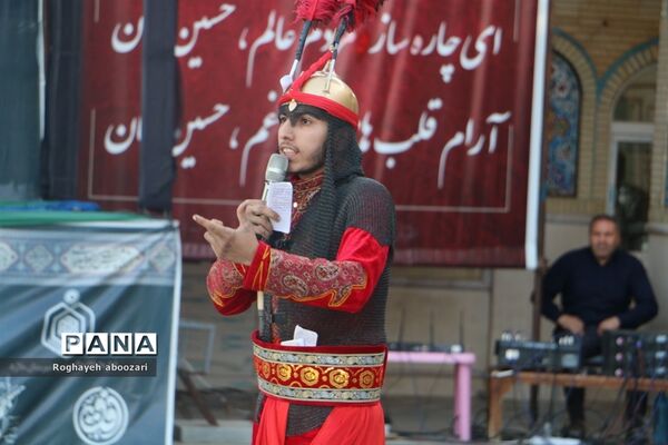 اجرای مراسم تعزیه‌خوانی در آستان مقدس امامزاده بی‌بی‌سکینه صفادشت