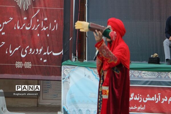 اجرای مراسم تعزیه‌خوانی در آستان مقدس امامزاده بی‌بی‌سکینه صفادشت