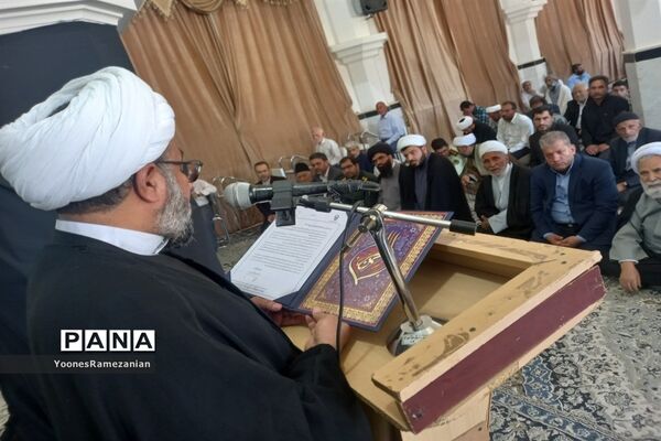 اقامه نماز عبادی سیاسی خلیل‌آباد