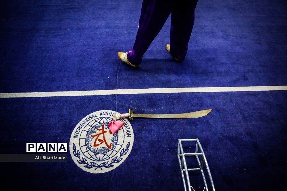 قضاوت بانوی ایرانی در مسابقات ووشو قهرمانی جوانان آسیا