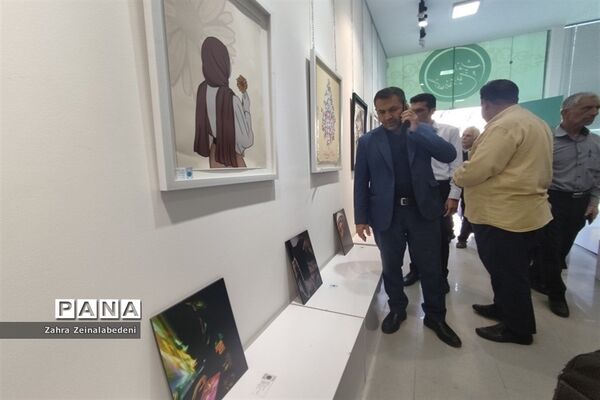 برگزاری نمایشگاه حجاب و عفاف،آثار هنرجویان هنرستان نمونه دولتی مهر