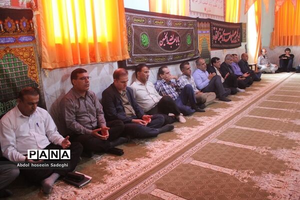 مراسم عزاداری شهادت حضرت رقیه (س) در اداره کل آموزش و پرورش استان بوشهر