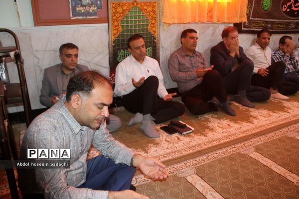 مراسم عزاداری شهادت حضرت رقیه (س) در اداره کل آموزش و پرورش استان بوشهر