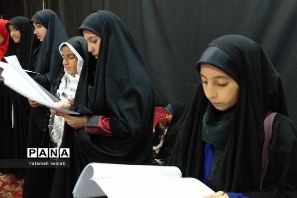 مراسم عزاداری شهادت حضرت‌رقیه (س) در پایگاه بسیج  ام‌ابیها ملارد
