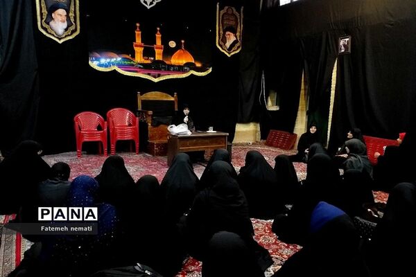 مراسم عزاداری شهادت حضرت‌رقیه (س) در پایگاه بسیج  ام‌ابیها ملارد