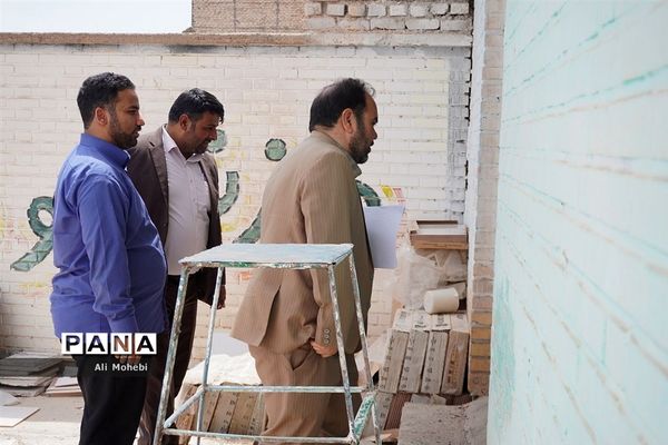 بازدید از پروژه مهر مدارس کاشمر