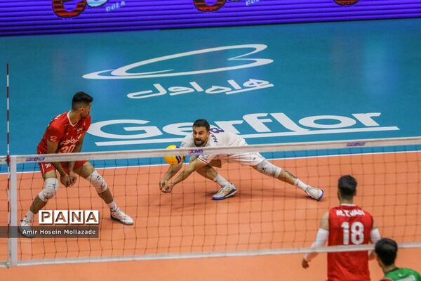 دیدار تیم‌های ایران و عراق در لیگ والیبال مردان آسیا