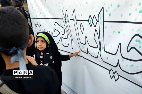 برپایی مراسم پیاده روی اربعین به‌مناسبت شهادت حضرت رقیه(س)