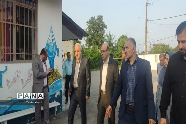بازدید مدیرکل آموزش و پرورش مازندران  از اماکن آموزشی شهرستان عباس‌آباد