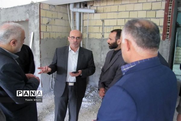 بازدید مدیرکل آموزش و پرورش مازندران  از اماکن آموزشی شهرستان عباس‌آباد