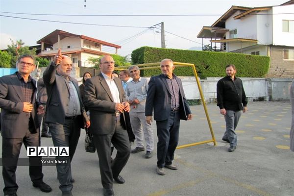 بازدید مدیرکل آموزش و پرورش مازندران  از اماکن آموزشی شهرستان عباس‌آباد