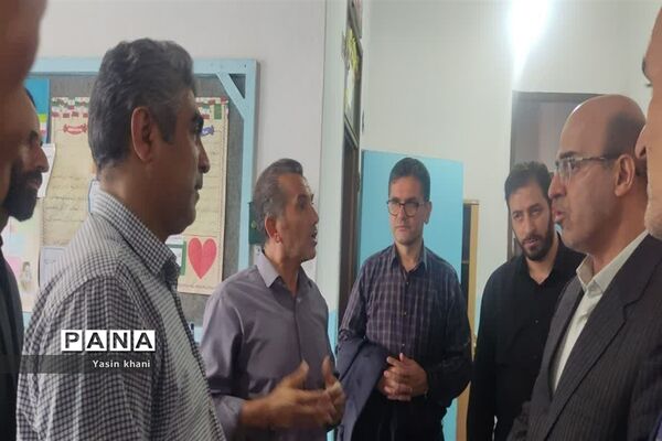 بازدید مدیرکل آموزش و پرورش مازندران  از اماکن آموزشی شهرستان عباس‌آباد