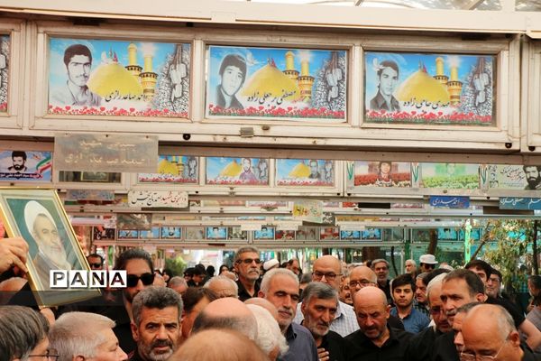 مراسم تشییع پیکر ابوالشهیدین «برجعلی زاده» در قم