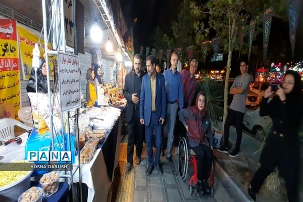 بازید معاون استاندار و  فرماندار شهر  مشهد از نمایشگاه دست آوردهای طهورا
