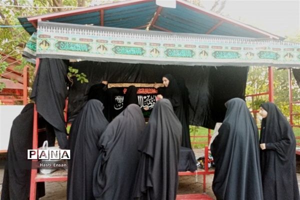 اردو دختران مُحِق(مثل حاج قاسم) و  برگزاری مسابقات برپایی موکب‌های عزاداری