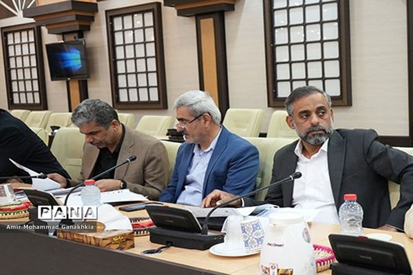 جلسه شورای آموزش و پرورش استان بوشهر