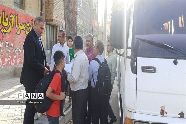 اعزام 60 دانش آموز پسر زیارت اولی شهرستان شیروان