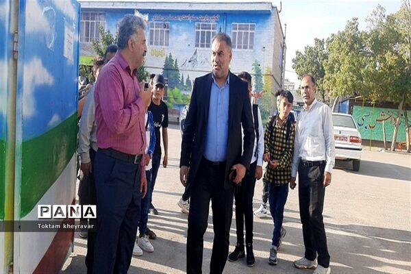 اعزام 60 دانش آموز پسر زیارت اولی شهرستان شیروان