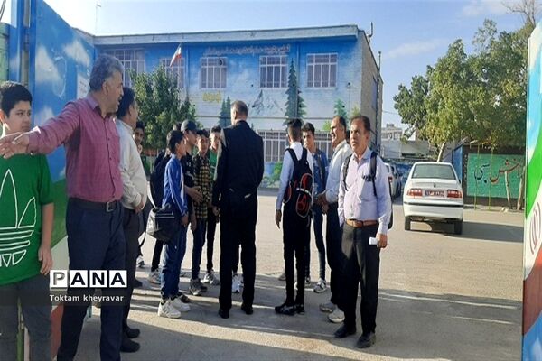 اعزام 60 دانش آموز پسر زیارت اولی شهرستان شیروان
