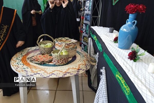 موکب‌داری نمادین اربعین در محفل دختران بهشتی