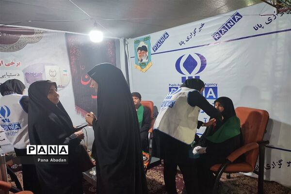 افتتاح استودیو خبرگزاری پانا در مرز شلمچه ویژه ایام اربعین