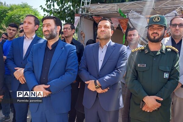 آیین بدرقه خادمان و زائران اربعین حسینی به کربلا در بهارستان 2