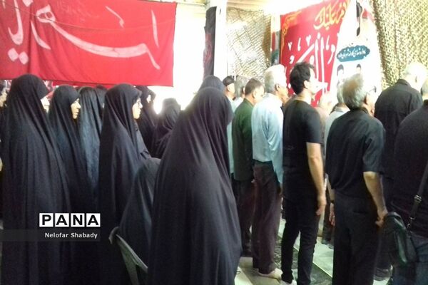 تشییع پیکر مطهر مادر شهید نظارت در شهرستان ملارد