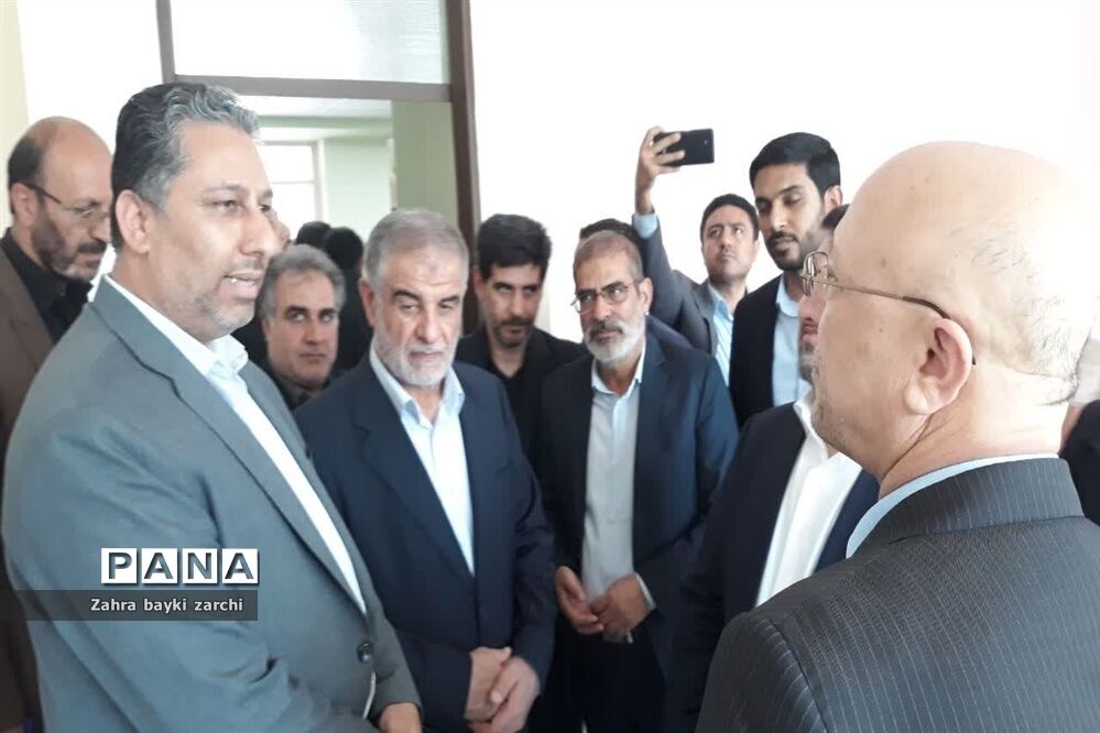 افتتاح آموزشگاه 12 کلاسه پیامبر اعظم حضرت محمد (ص) در شهرستان زارچ
