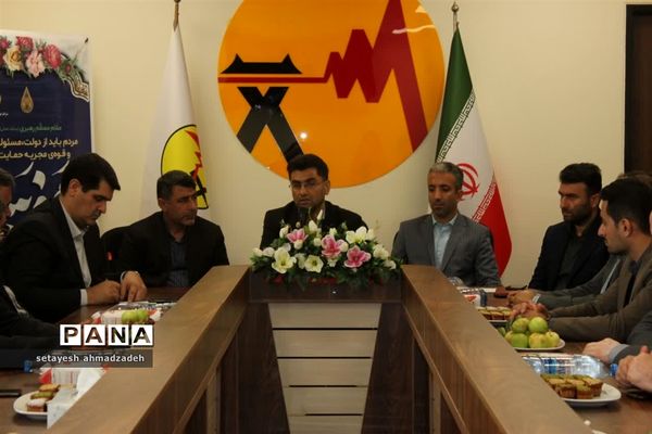 افتتاح ساختمان اداری توزیع برق گلوگاه