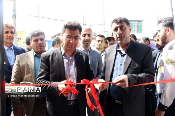 افتتاح ساختمان اداری توزیع برق گلوگاه