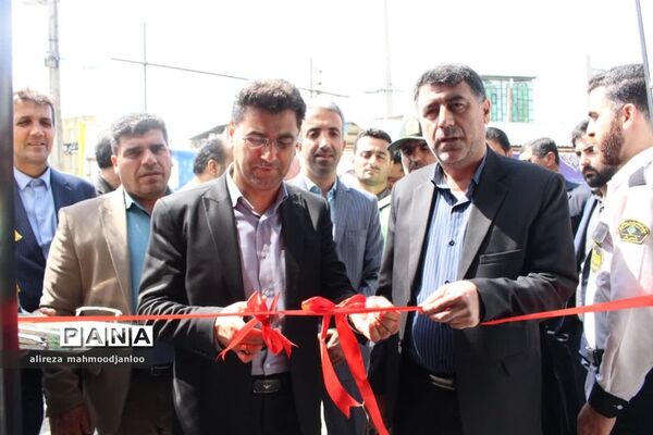 افتتاح ساختمان اداری توزیع برق گلوگاه