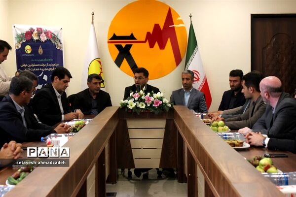 افتتاح ساختمان اداری توزیع برق گلوگاه