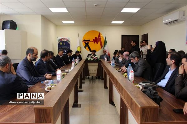 افتتاح ساختمان اداری توزیع برق گلوگاه