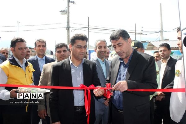 افتتاح ساختمان اداری توزیع برق گلوگاه