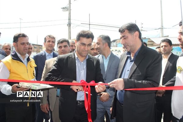 افتتاح ساختمان اداری توزیع برق گلوگاه