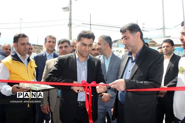 افتتاح ساختمان اداری توزیع برق گلوگاه