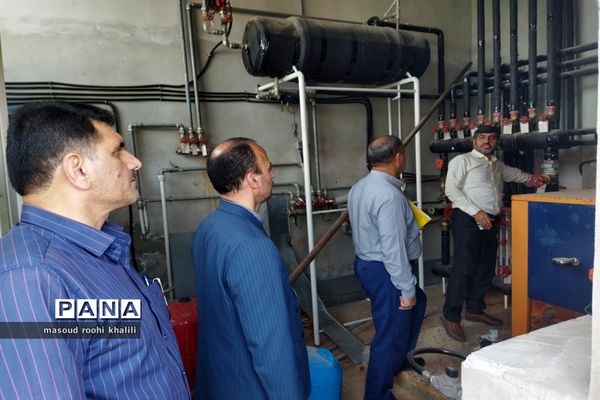 بازدید از پروژه مهر دبستان شهیدصدری گلوگاه