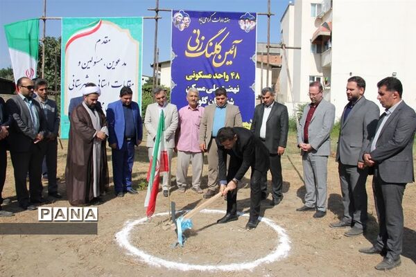کلنگ زنی نهضت ملی مسکن در گلوگاه