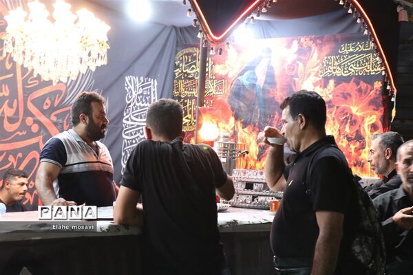 حال و هوای مرز شلمچه همزمان با آغاز پیاده‌روی اربعین حسینی