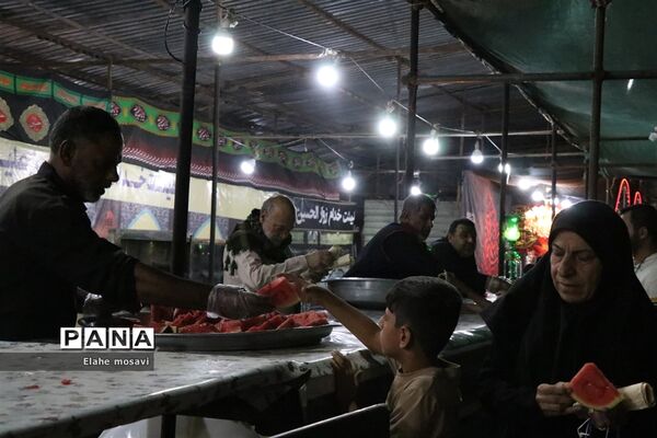 حال و هوای مرز شلمچه همزمان با آغاز پیاده‌روی اربعین حسینی