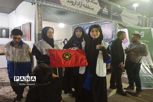 حال و هوای مرز شلمچه همزمان با آغاز پیاده‌روی اربعین حسینی