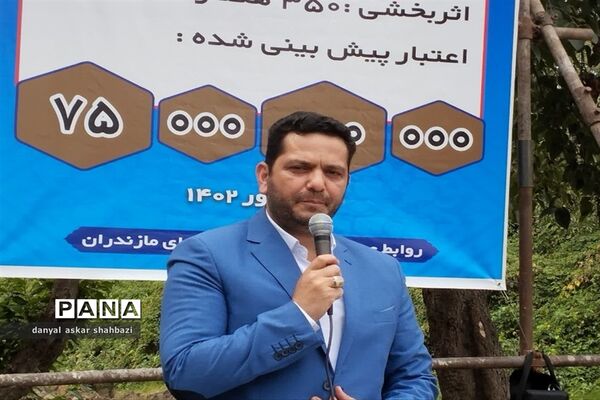 آیین افتتاح و کلنگ زنی پروژه‌های بخش چمستان نور